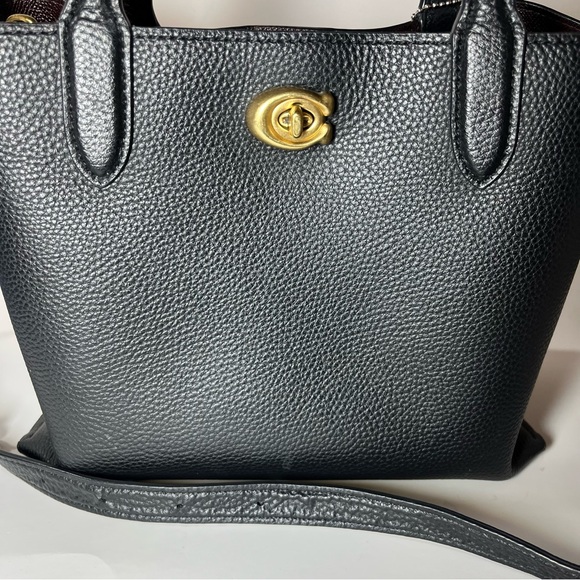 COACH Women’s Willow Black Shoulder Bag Tote - Picture 5 of 13